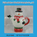 Lovely Weihnachten Schneemann Keramik Tasse und Untertasse